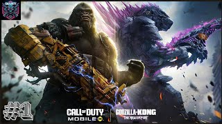 DOMINATING COD MOBILE BATTLE ROYALE WITH GODZILLA & KING KONG NEW UPDATE IN CALL OF DUTY MOBILE! #1