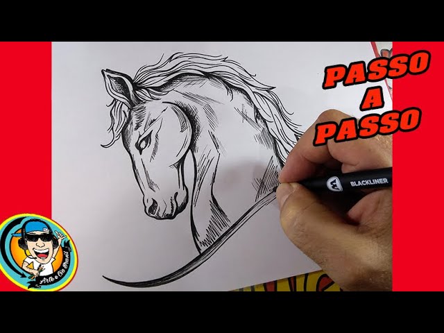 Desenho de cavalo passo a passo