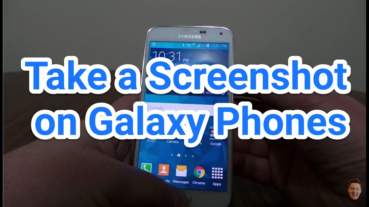 Wie Macht Man Bei Samsung Galaxy S5 Screenshot Take a Screenshot on Samsung Galaxy S5, S6, S7 - YouTube