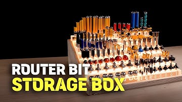 Making Router Bit Storage Box / DIY