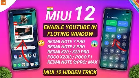 MIUI 12 TRICK | HOW TO ENABLE YOUTUBE IN VIDEO TOOLBOX | ENABLE YOUTUBE IN FLOTING WINDOW | MIUI 12