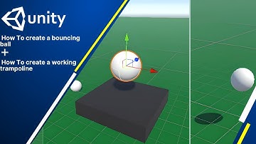 (UNITY) How to make: A Bouncing Ball + A Working trampoline