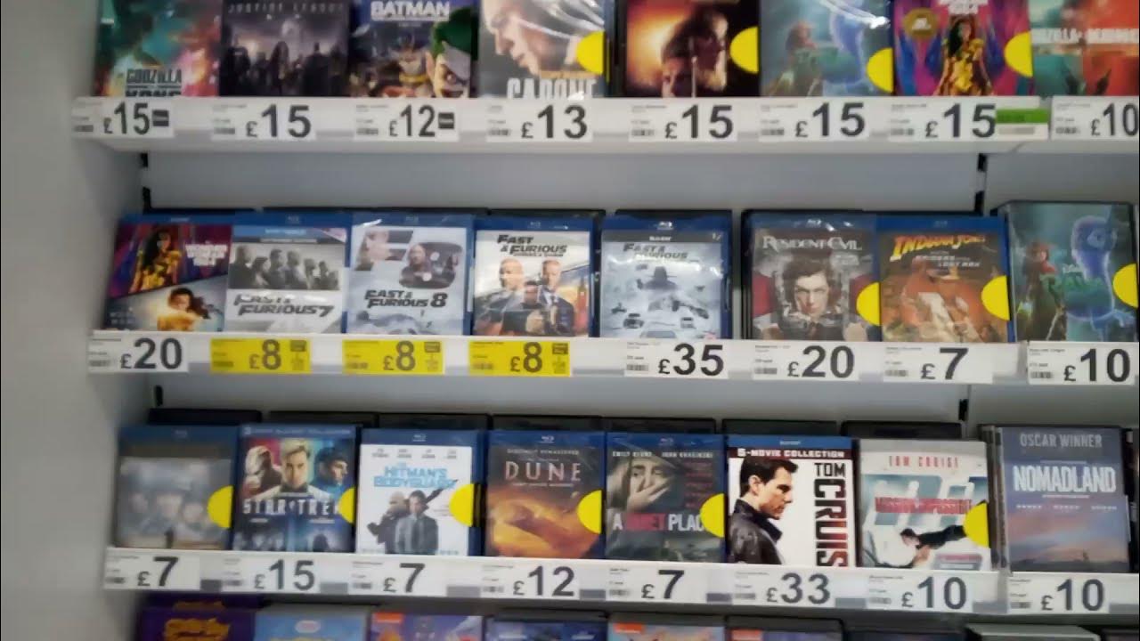 dvd blu ray out and about at Asda YouTube