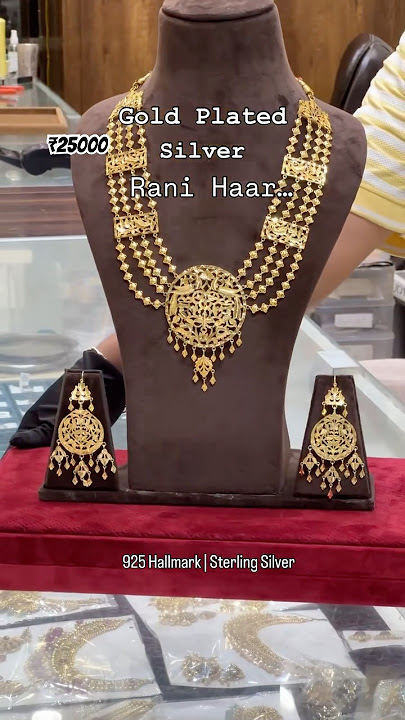 Silver RANI HAAR ✅MOST TRUSTED JEWELLER #silver #gold #plated #jewellery #explore #foryou #shorts