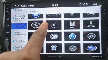 HOW TO SET CAR LOGO  IN BLAPUNKAT KEY LARGO 970.