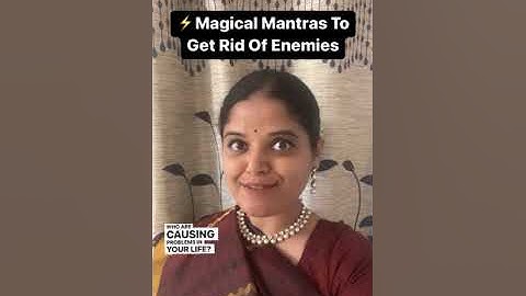 Magical Mantras To Get Rid Of Enemies |Powerful