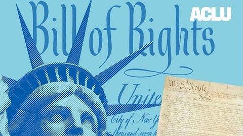Bill of Rights Video Assignment