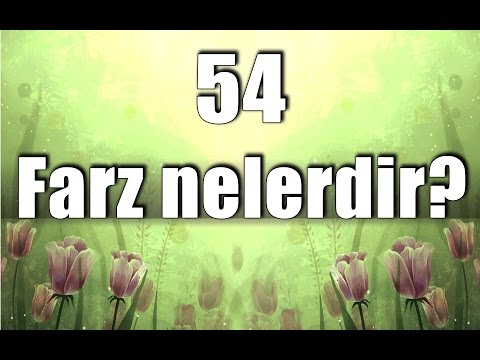 Mustafa Toköz - 54 Farz nelerdir?