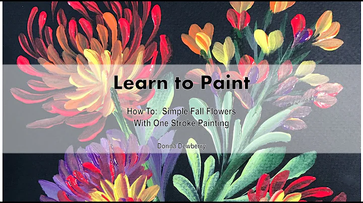 Learn to Paint One Stroke - Relax and Paint With D...