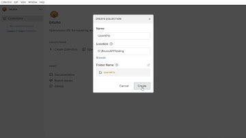 Create Bruno API Collection