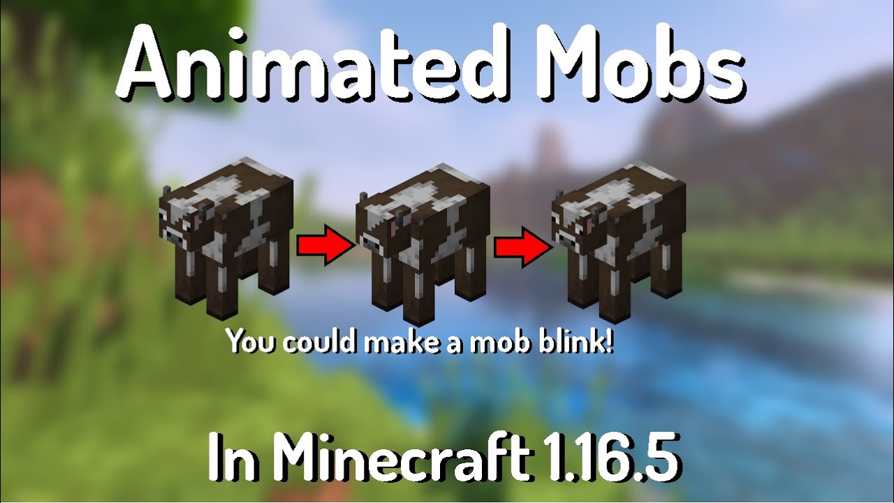 Animated MOB textures in Minecraft 1.16+ - YouTube