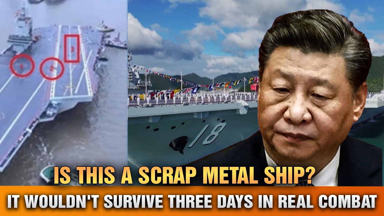China’s newest aircraft carrier, Fujian, was barely commissioned when controversy erupted around it. Chinese media have unexpectedly exposed a series of serious flaws, revealing that the ship not only lags far behind U.S. carriers but may even fall short of the Soviet Union’s unfinished supercarrier Ulyanovsk. 

#chinaeconomy #news #undercover #viral #china