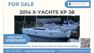 2014 X-Yachts Xp 38 | High-Performance Cruiser-Racer Walkthrough for sale with Fraser Yacht Sales