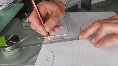 Rotation of an Equilateral Triangle 60° Anticlockwise Around a Centre