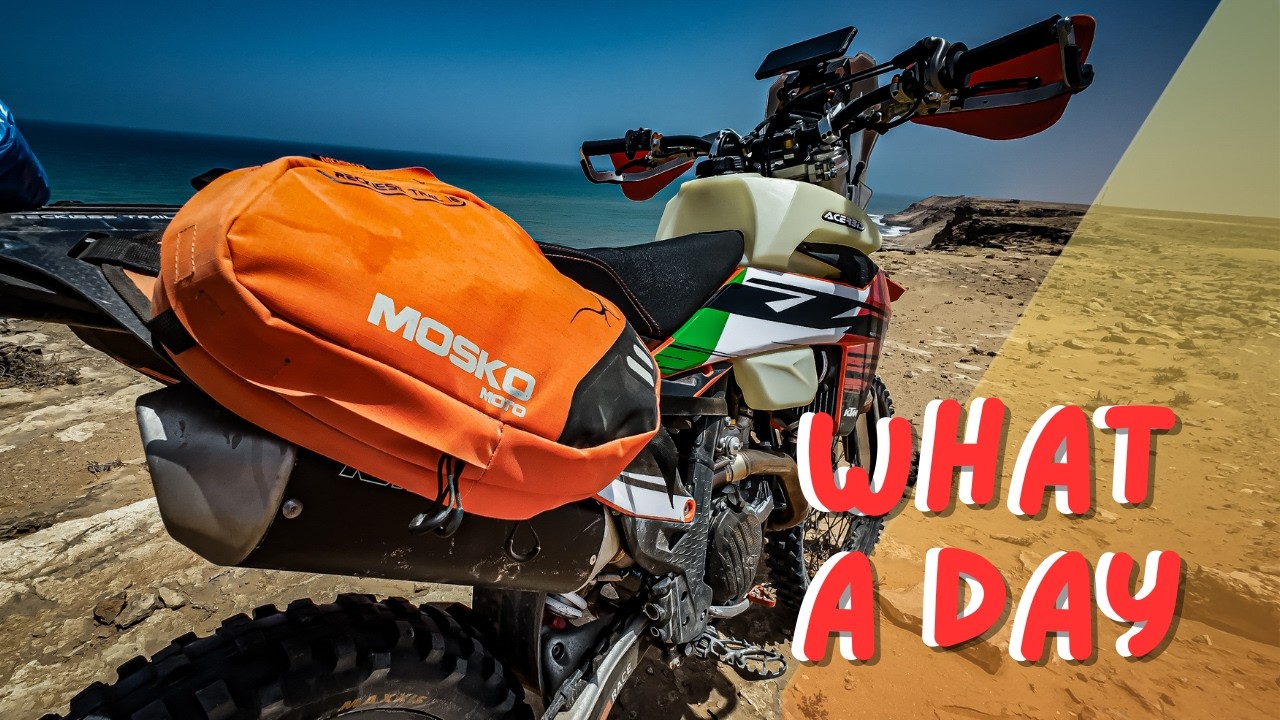 Tantan to Sidi Ifni, Solo Desert Crossing 🇲🇦 KTM 500 Fully Built for Adventure
