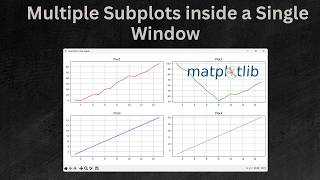 How to Create Multiple Plots in One Figure Using Matplotlib & Python | Subplots Tutorial How to Create Multiple Plots in One Figure Using Matplotlib & Python | Subplots Tutorial