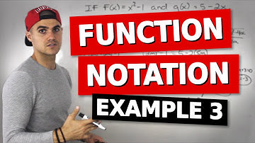 MCR3U (1.2) - Function Notation Example 3 - Grade 11 Functions
