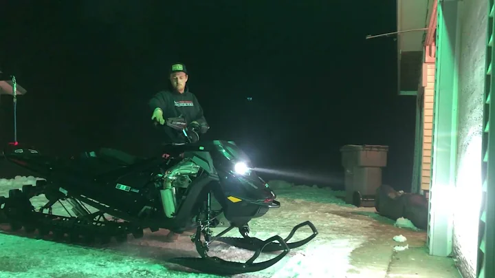 Gen 5 Ski Doo turbo exhaust can LOUD!