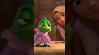 Rapunzel plays with his best friend Pascal #tangled #shorts