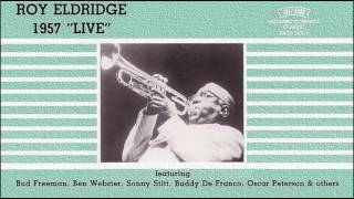 Roy Eldridge — Bohemia
Roy Eldridge — 1957 Live (Jazz Band Records)
David Roy Eldridge was an Jazz trumpeter and one of the great creative musicians of the 1930s. Eldridge was dubbed the nick name Little Jazz by Leon Chu Berry. Prominent soloist with the bands of Fletcher Henderson, Gene Krupa and Artie Shaw as well as featured in Norman Granzs Jazz at the Philharmonic events and a leader in his own name.
A child prodigy, Eldridge began his professional career in 1917 when, on New Year’s Eve, he played the drums in his elder brother’s band. He went to New York City in 1930 and played in the trumpet sections of bands led by Cecil Scott, Elmer Snowden, and Teddy Hill. His style was influenced by that of saxophonist Coleman Hawkins. By the time he was playing with Hill at the Savoy Ballroom in New York City’s Harlem, in 1935, Eldridge was developing into an improviser of magnificent power and invention. The following year he joined the Fletcher Henderson orchestra, then in its last days, and his recordings from that period show him to be one of the great creative musicians of the decade. He also appears on a few of the historic small-group recordings with the singer Billie Holiday, and from time to time he had bands of his own.
Eldridge’s fame suddenly flowered in 1941 when he joined Gene Krupa’s band, and it was further increased in 1944 when he joined Artie Shaw. Later he toured with Jazz at the Philharmonic and other jazz concert groups all over the world; he retired in 1980. Stylistically he became one of the key figures of jazz trumpet playing, representing a link between the classical style of Louis Armstrong and the fierce departures of Dizzy Gillespie, who testified to Eldridge’s influence upon him.
Eldridge broke away from the traditional conception involving figures that were most natural to the trumpet (arpeggiated lines and sustained tones) and generated a technically difficult approach resembling jazz saxophone improvisation: very fast, scalelike passages. In addition, he incorporated harmonically unorthodox choices of notes and leaps into the high register (he loved to hear a note squeal and crack), which provided the basis for Dizzy Gillespie’s enormously influential modern jazz trumpet style. Roy Eldridge — Bohemia