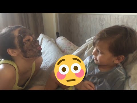 BEBÊ MIGUEL REAGINDO A MÁSCARA PRETA 😂 | Família Antelo