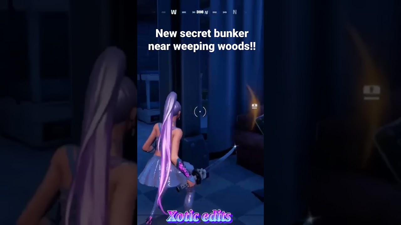 Secret bunker near weeping woods!!😱