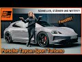 Porsche taycan sport turismo 2024 schneller strker und weiter fahrbericht  review  facelift