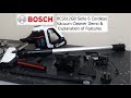 Bosch BCS612GB Cordless Vacuum Cleaner Demonstration