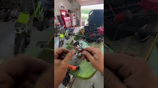 Trolling motor on kayak part 2. #fishing #kayak fishing #kayak #redneck #diy #fabrication