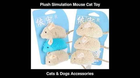 Plush Simulation Mouse Cat Toy Plush Scratch Bite Resistance Interactive | Cats & Dogs Accessories