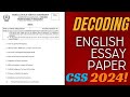 Css english essay 2024  decoding all the topics  solved essays css2024  csstrology cssessay2024