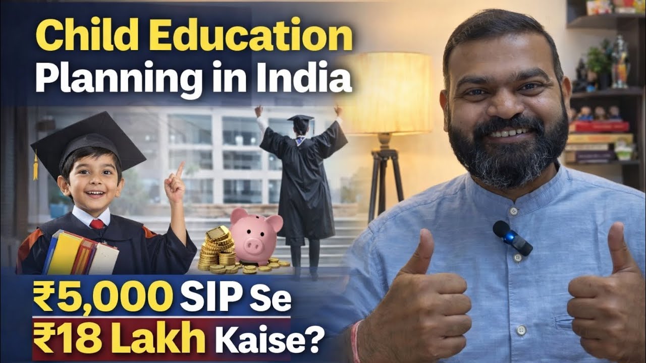 PaiseKi Pathahala EP 24|Child Education Planningin India|₹5,000SIP Se₹18LakhKaise?|Parents MustWatch