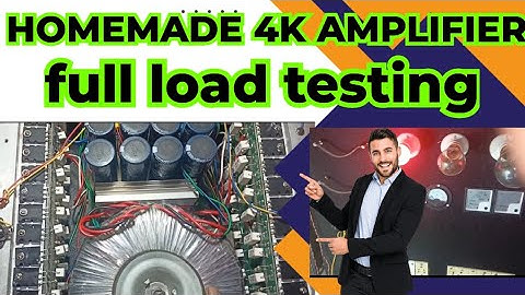 homemade 4K amplifier load testing##amplifier #amplifir