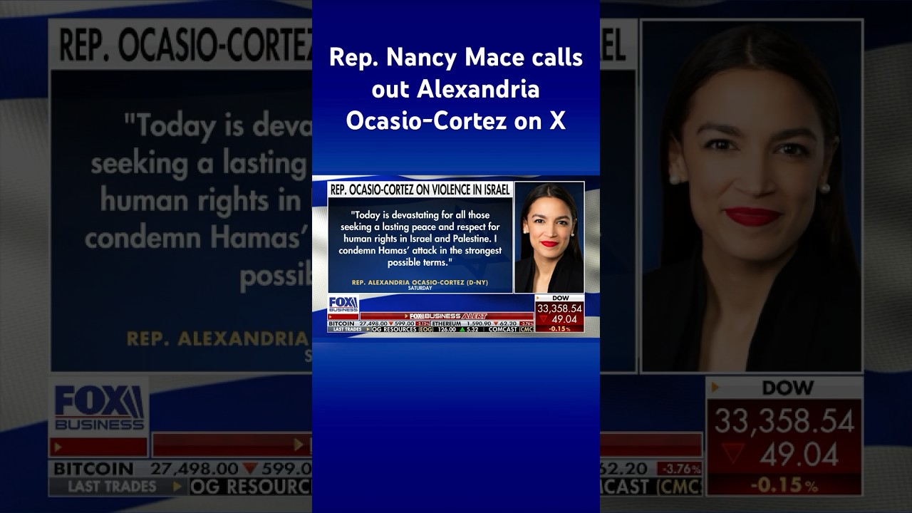 GOP lawmaker slams AOC as a ‘Hamas apologist’ after ceasefire request in Israel-Hamas war #shorts