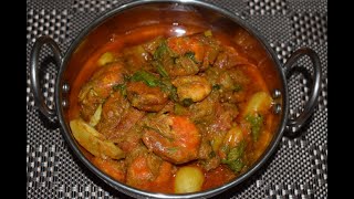 Prawns Potato  Masala  - Traditional Mangalorean Recipe