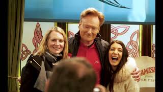 Celebrity Conan O'Brien on Ros Na Run - Behind the scenes, Irish-speaking TV Show on TG4. Net Worth