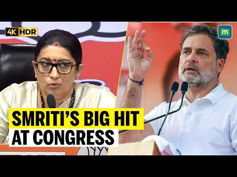 Smriti Irani vs Congress: BJP Hits Back Over EC, SIR Controversy