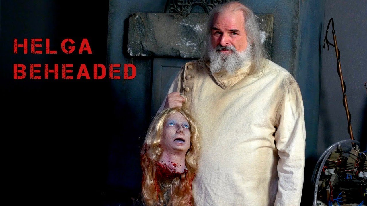 "Helga Beheaded" Cut Off Head Halloween Prop