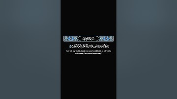 ونادوا يا مالك ليقضّ علينا ربك#ياسر_الدوسري #quran #قرآن #تلاوة_خاشعة #راحة_نفسية #tilawat