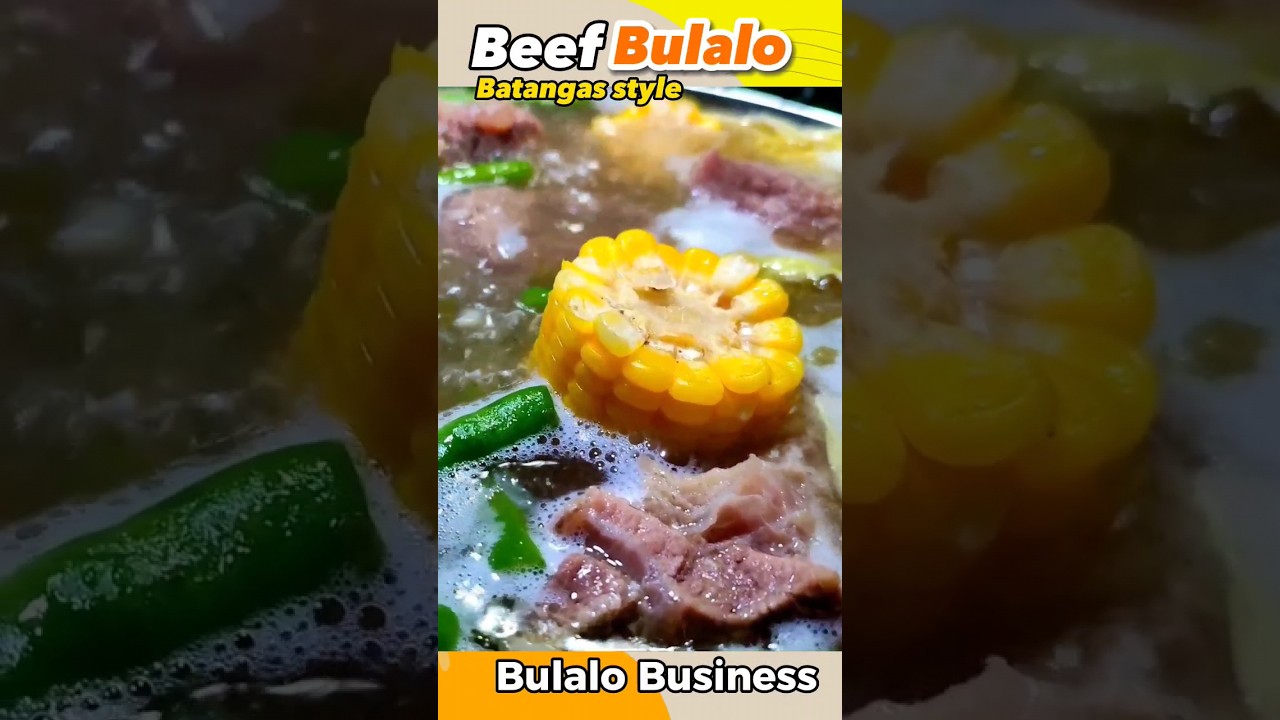 EASY BEEF BULALO RECIPE 🇵🇭 ULAM PINOY | TRENDING BULALOHAN PARES BUSINESS STREET FOOD NEGOSYO