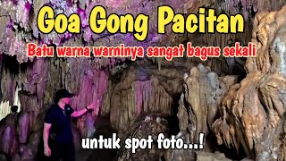 GOA GONG PACITAN|suasana terbaru❗️Batu Warna Warninya,Bagus Sekali