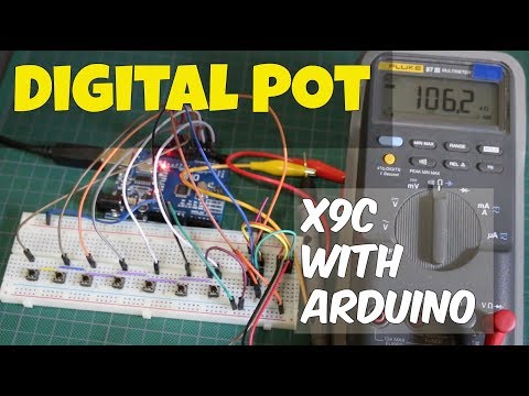 Video: Kako Priključiti Digitalni Potenciometer Na Arduino