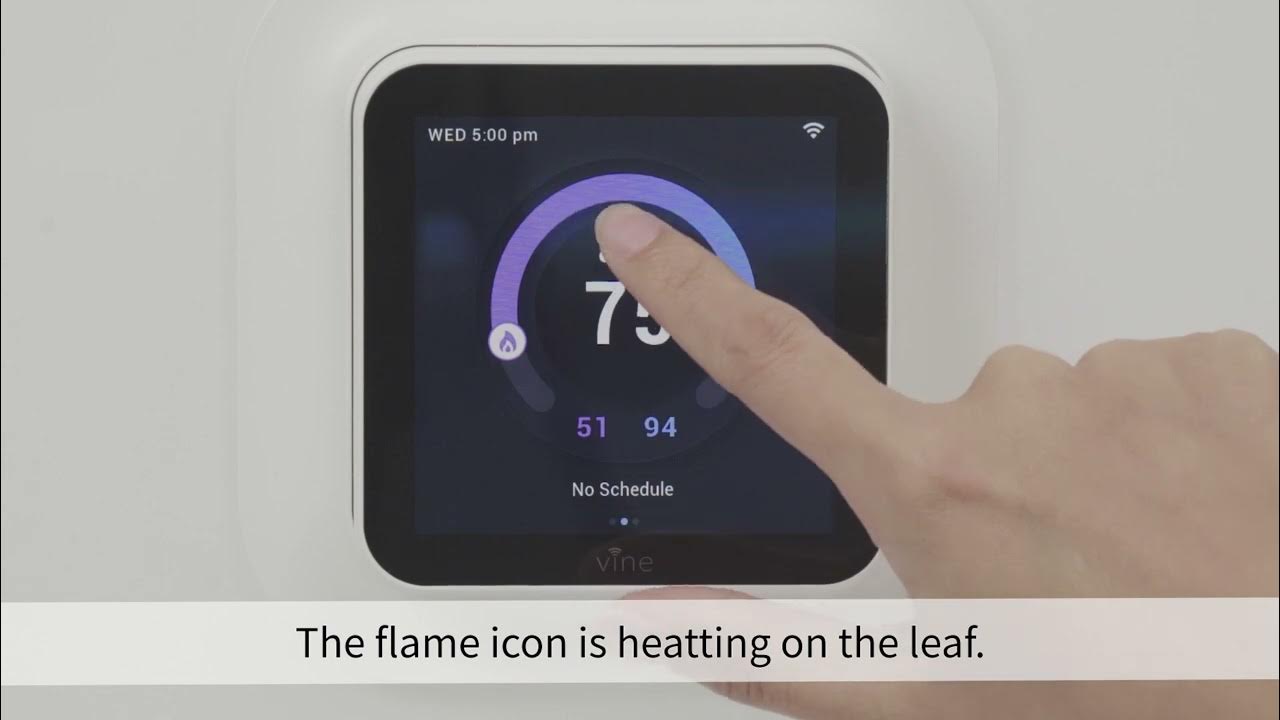 How to use Vine Thermostat TJ560 YouTube