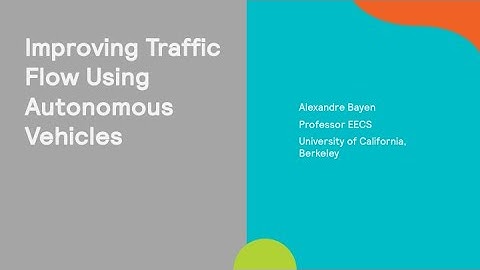 Improving Traffic Flow Using Autonomous Vehicles
