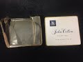 Opening and Smoking Old Cigarettes: 1960&#39;s Sealed Tin of John Cotton Extra Fine Cigarettes