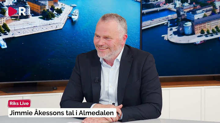 Riks Live: Jimmie Åkessons Almedalstal – Riks kommenterar