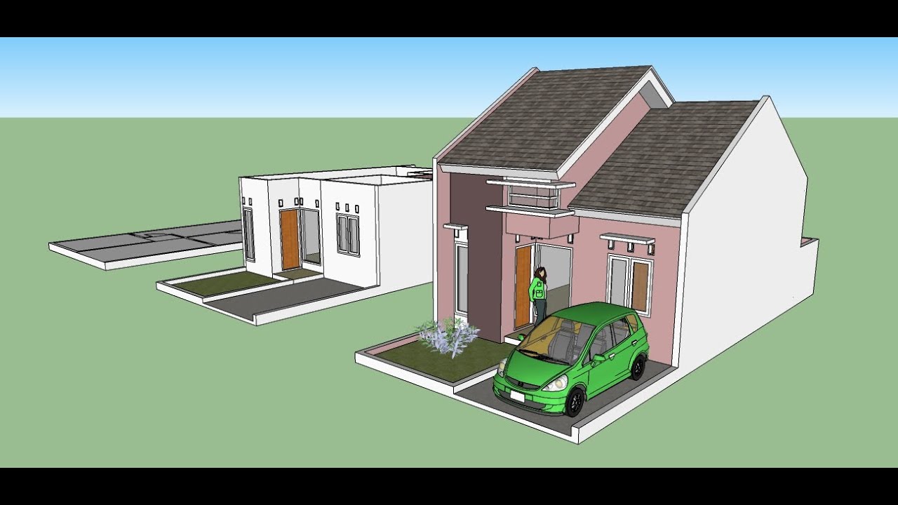  Sketchup tutorial menggambar rumah tahap demi tahap YouTube