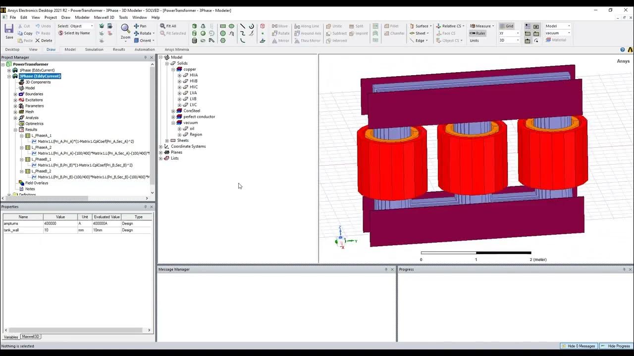 Leakage Inductance Calculation in Ansys Maxwell YouTube