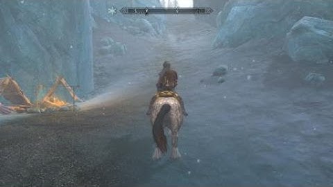 Skyrim_SE killing the ice Wraith