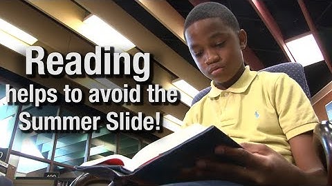 Reading helps to avoid the Summer Slide!